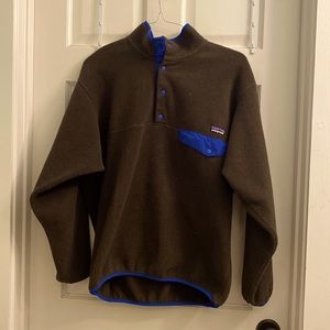 Patagonia Jacket, Men’s medium, Brown with blue